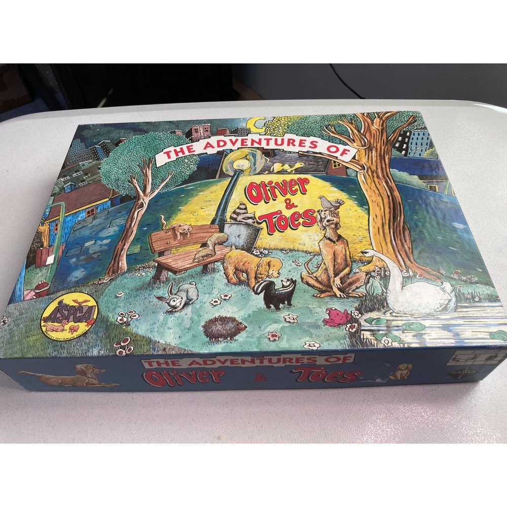 The Adventures of Oliver and Toes ASPCA Board Game Rare Unplayed!!!